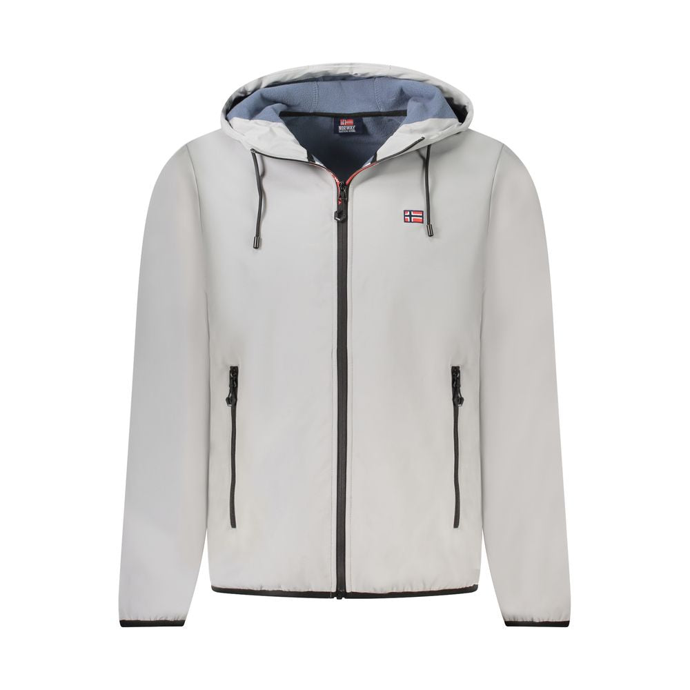 Gray Polyester Men Jacket Norway 1963