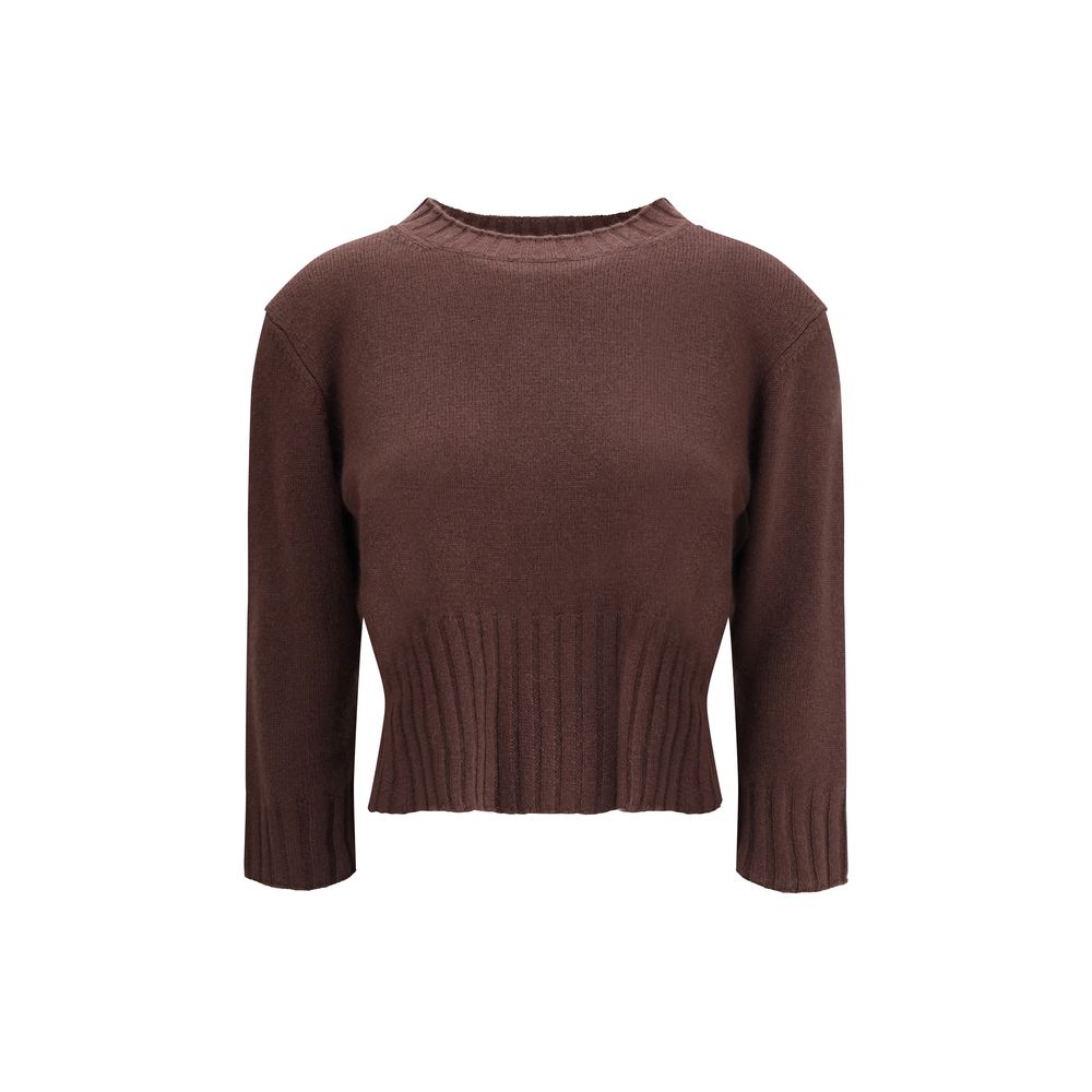 Cashmere Crop Sweater Loulou De Saison
