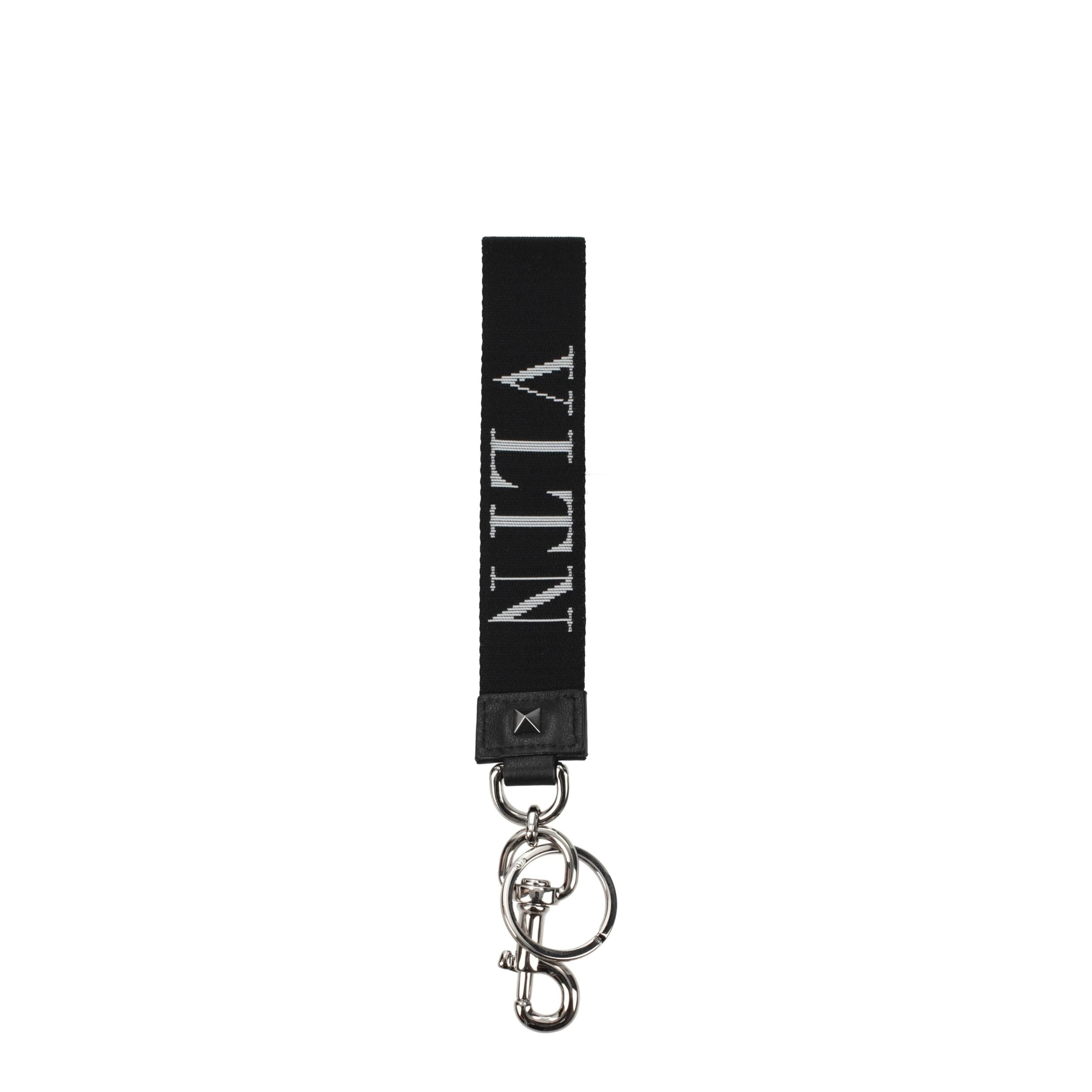 Black Fabric Keychains Valentino Garavani
