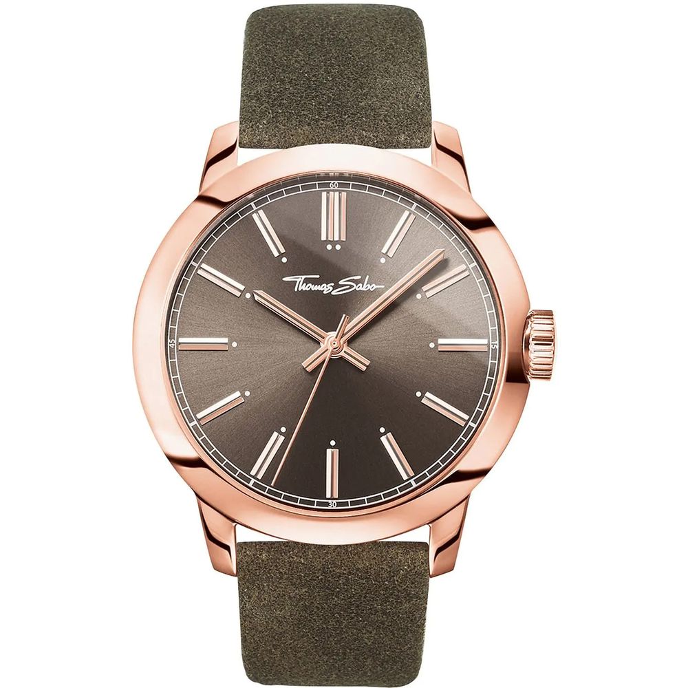 Green Leather Watch Thomas Sabo