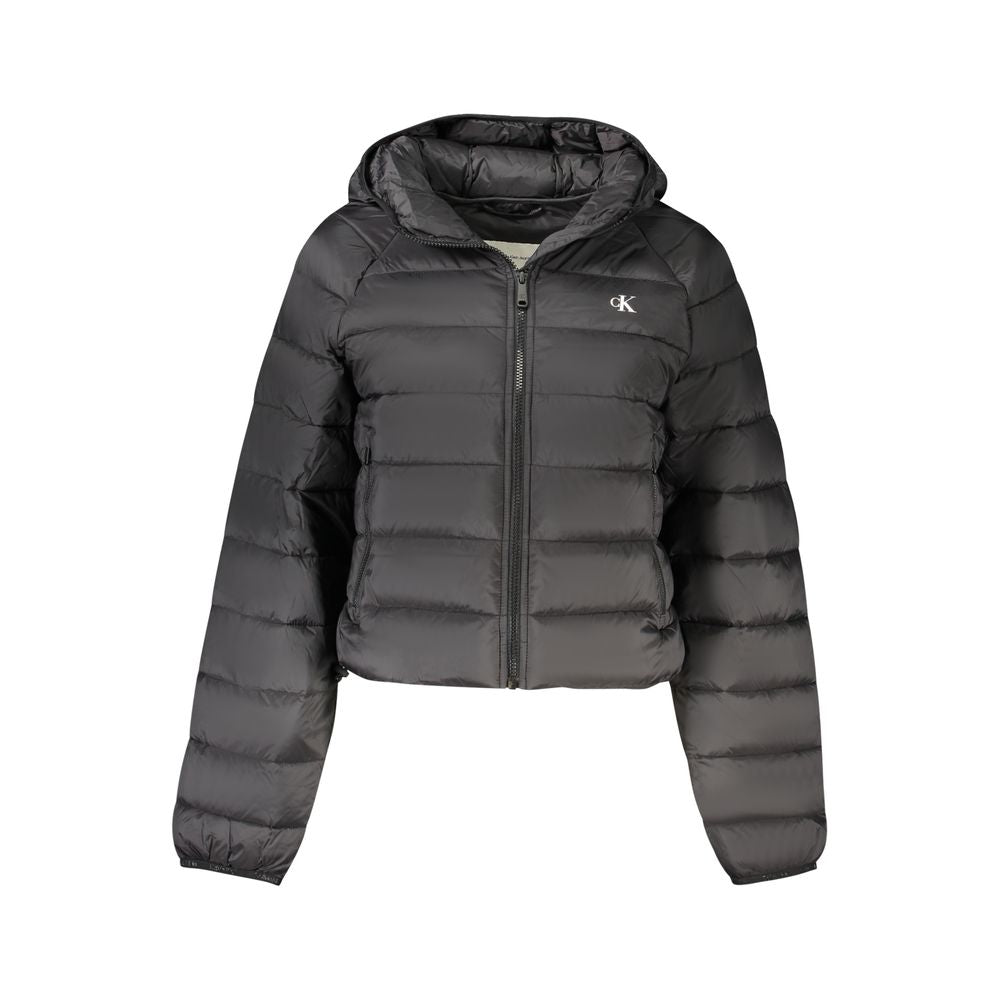 Black Nylon Women Jacket Calvin Klein