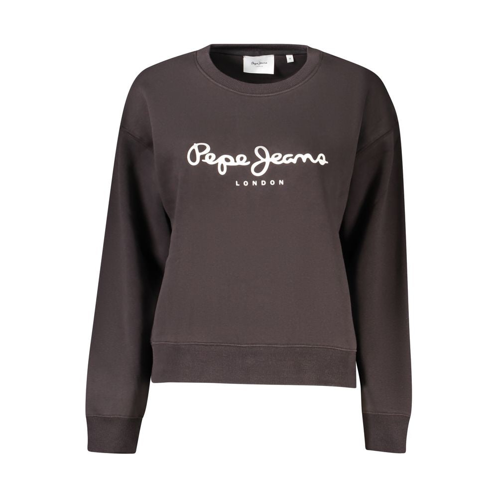 Black Cotton Women Sweater Pepe Jeans