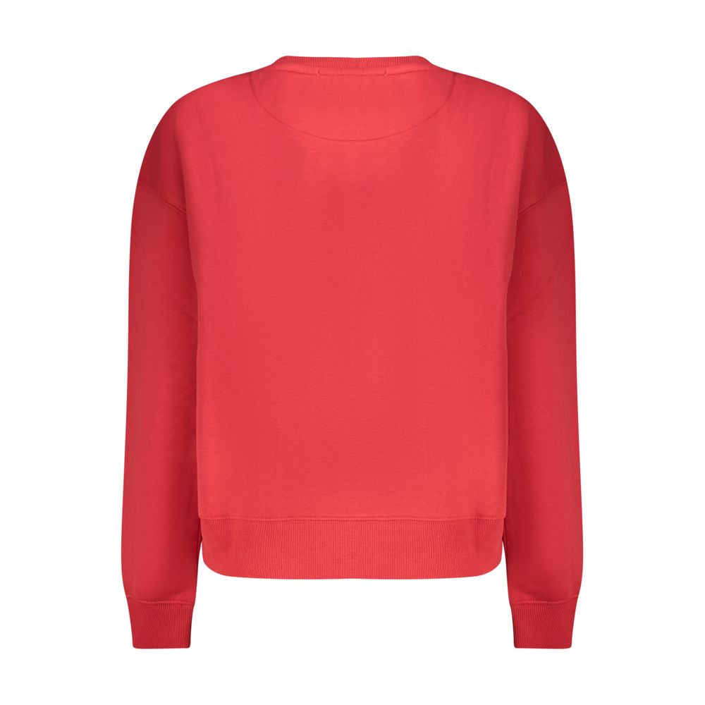 Red Organic Cotton Women Sweater Pepe Jeans