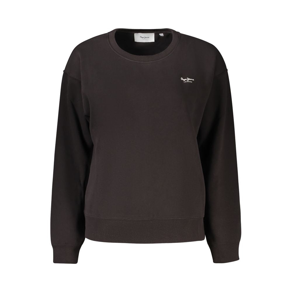 Black Cotton Women Sweater Pepe Jeans