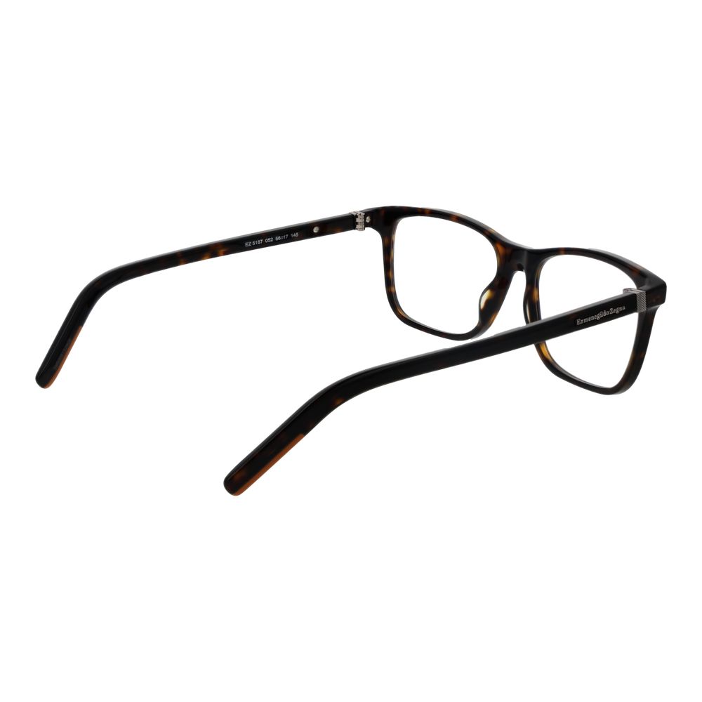 Brown Men Glasses Frame Ermenegildo Zegna