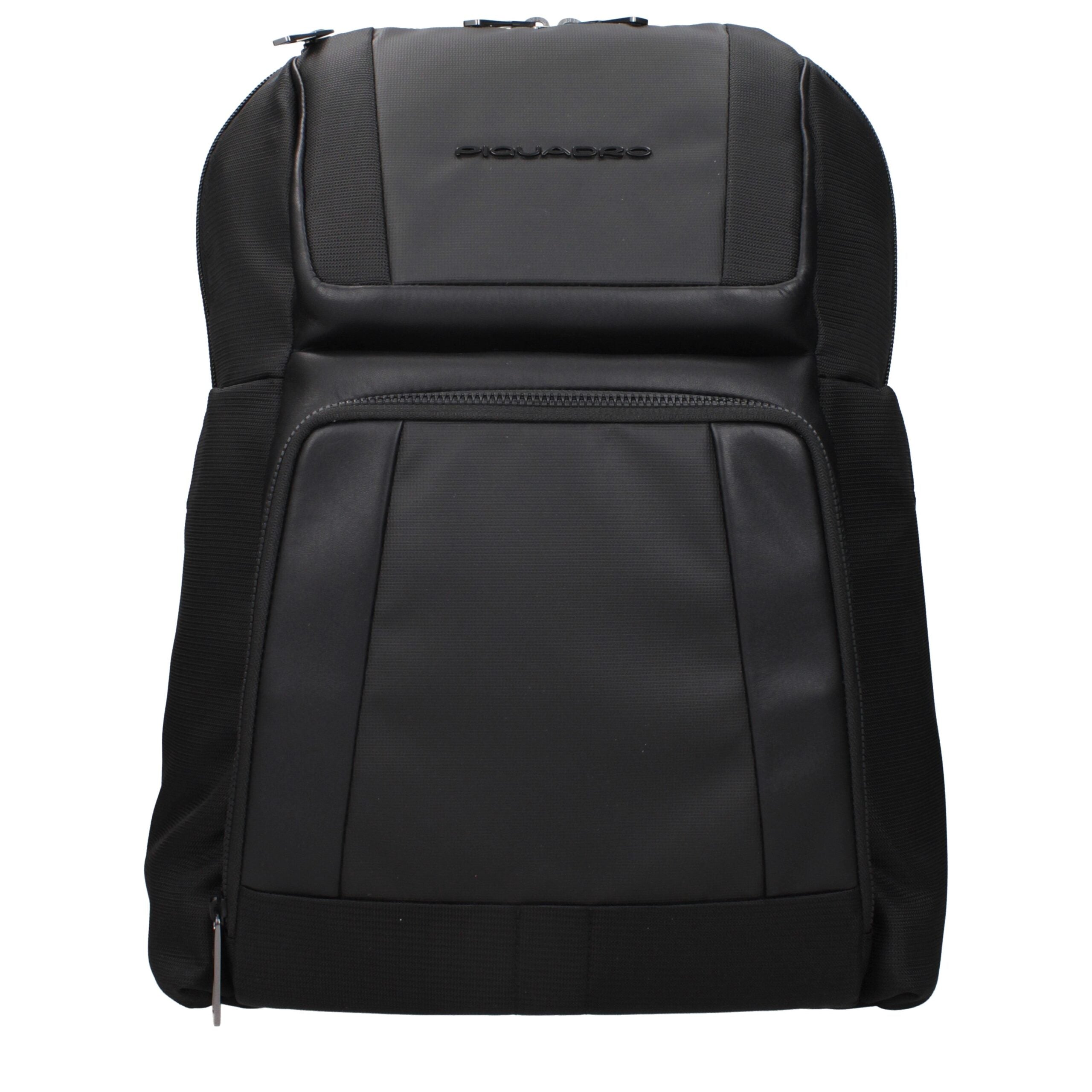 Black Nylon Backpacks Piquadro