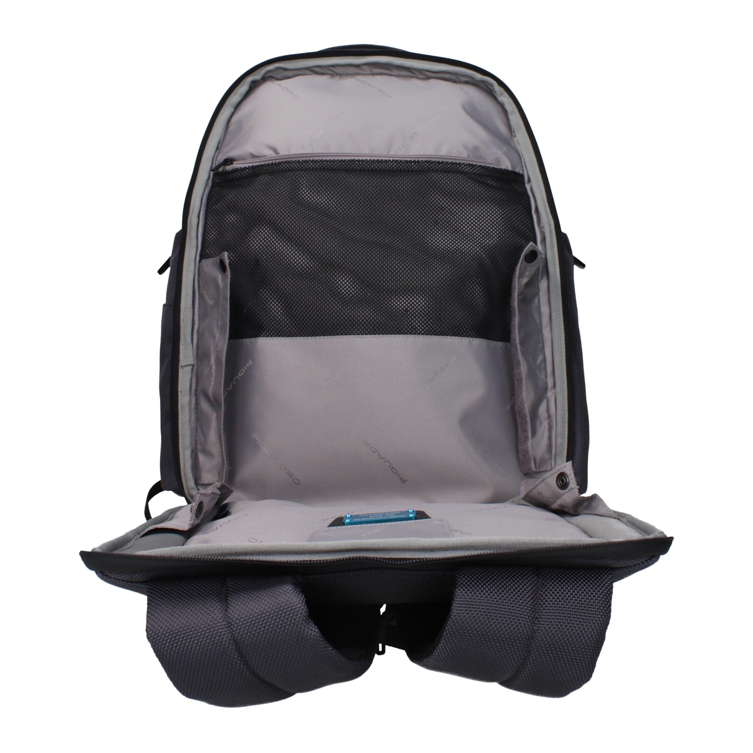 Gray Nylon Backpacks Piquadro
