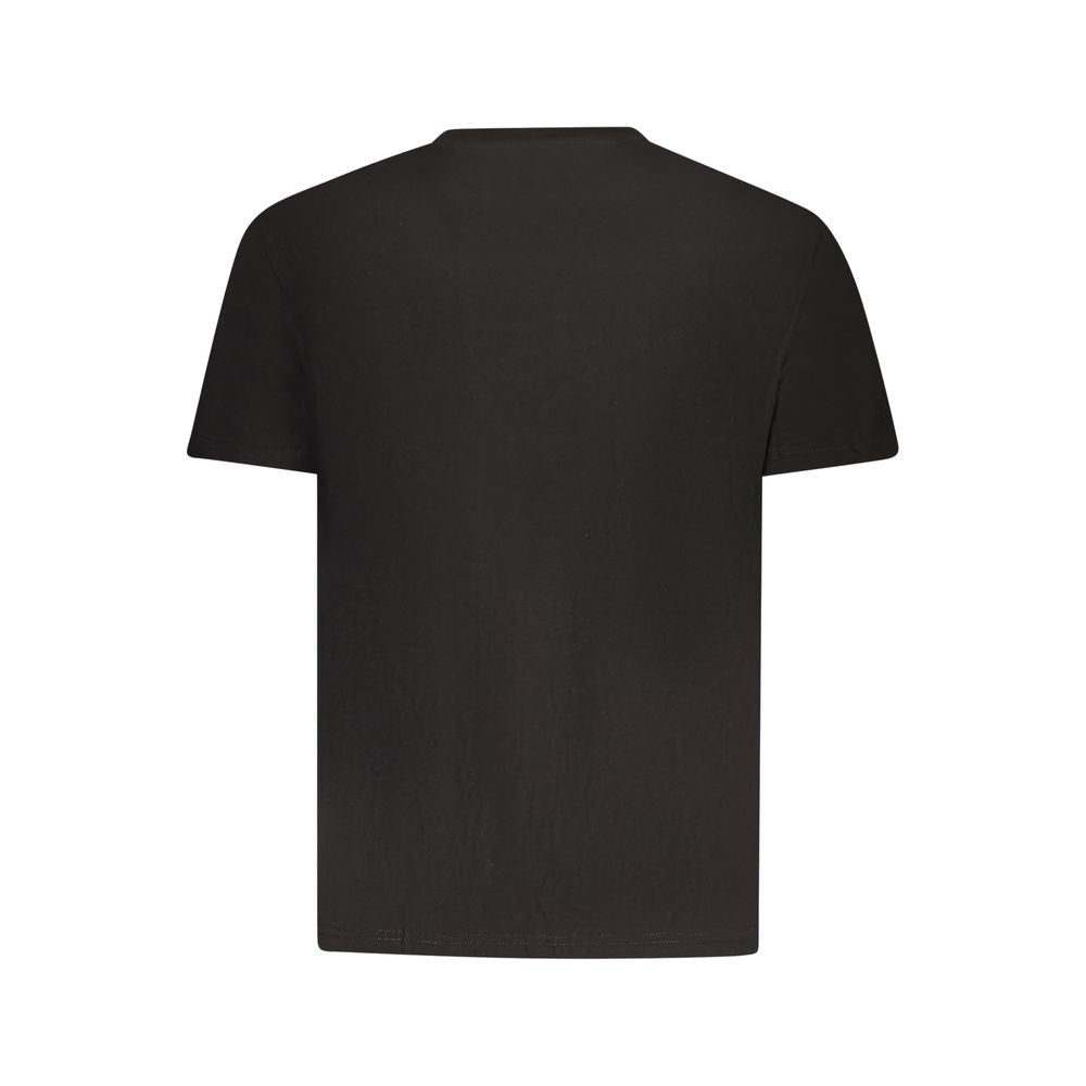 Black Cotton Men T-Shirt Tommy Hilfiger