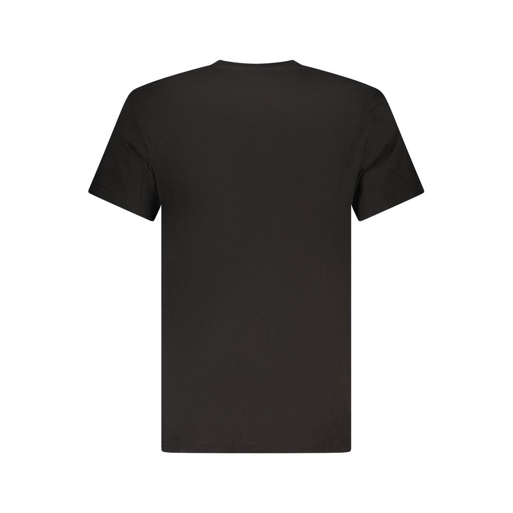 Black Cotton Men T-Shirt Tommy Hilfiger