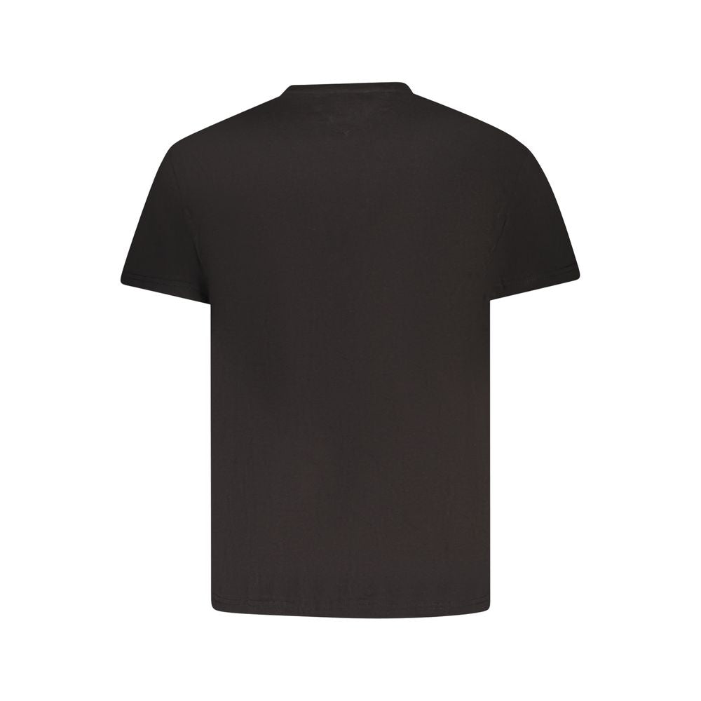 Black Cotton Men T-Shirt Tommy Hilfiger