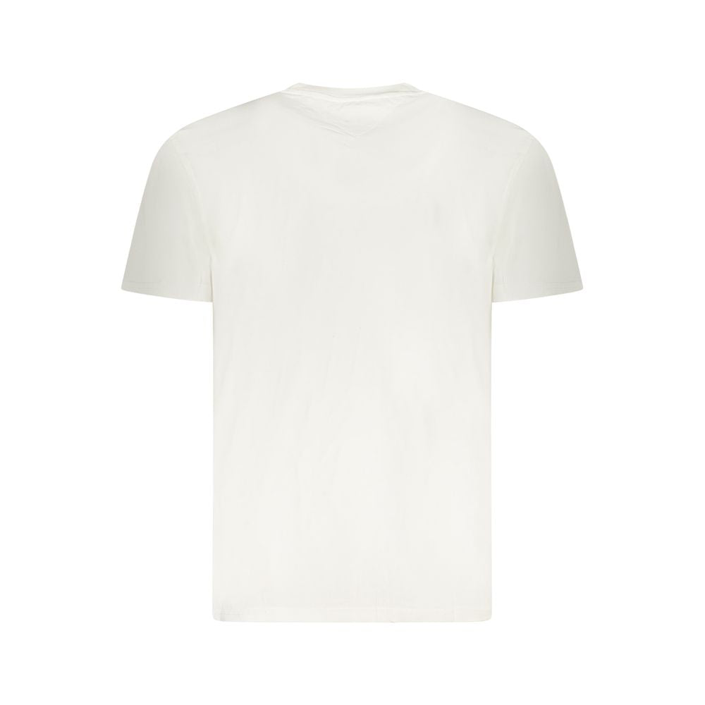 White Cotton Men T-Shirt Tommy Hilfiger