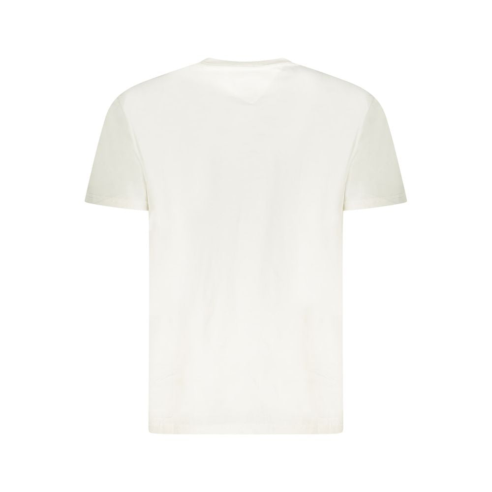 White Cotton Men T-Shirt Tommy Hilfiger