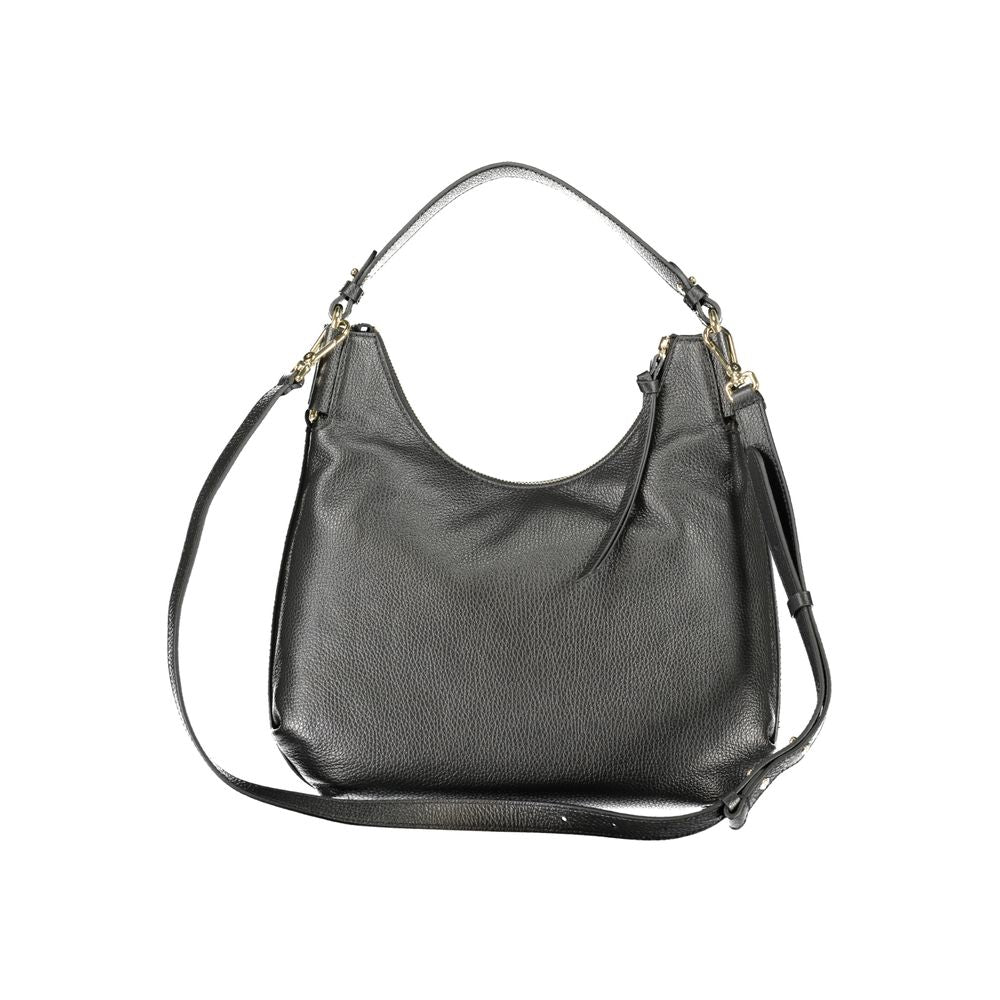 Black Leather Women Handbag Coccinelle