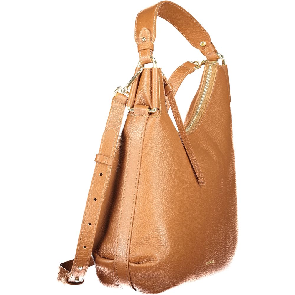 Brown Leather Women Handbag Coccinelle