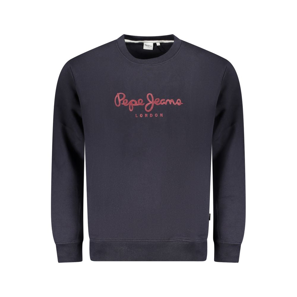 Blue Cotton Men Sweater Pepe Jeans