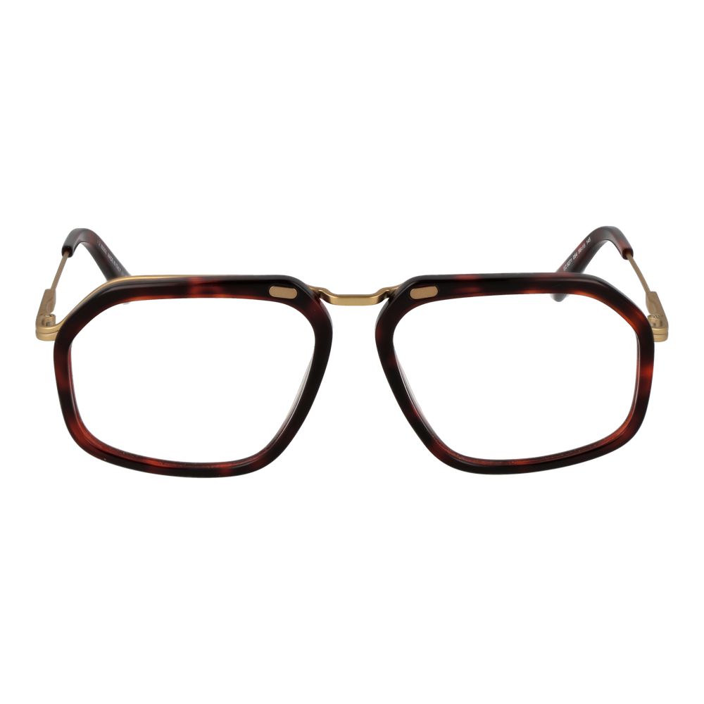 Burgundy Men Glasses Frame Ermenegildo Zegna