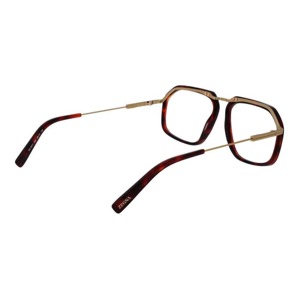 Burgundy Men Glasses Frame Ermenegildo Zegna