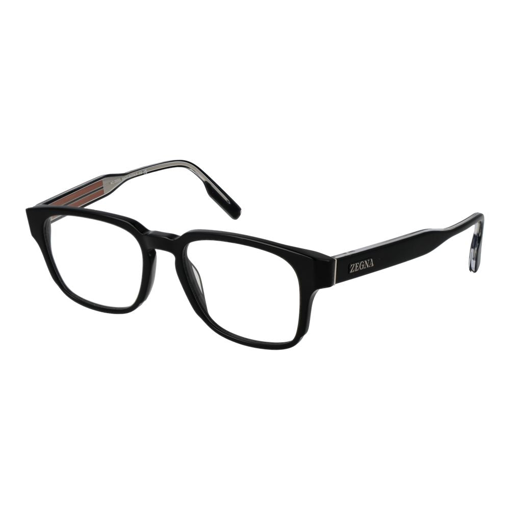 Black Men Glasses Frame Ermenegildo Zegna