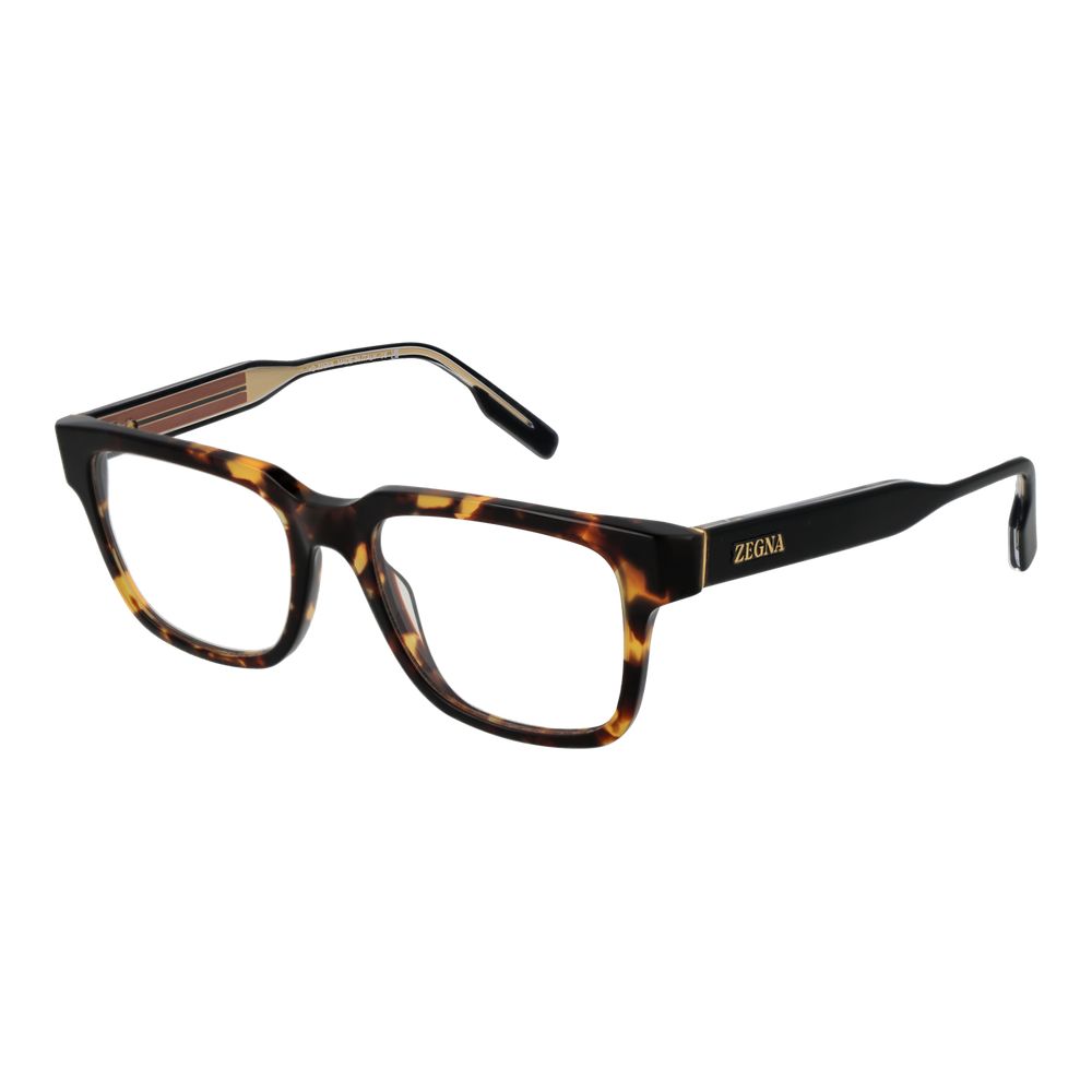 Brown Men Glasses Frame Ermenegildo Zegna