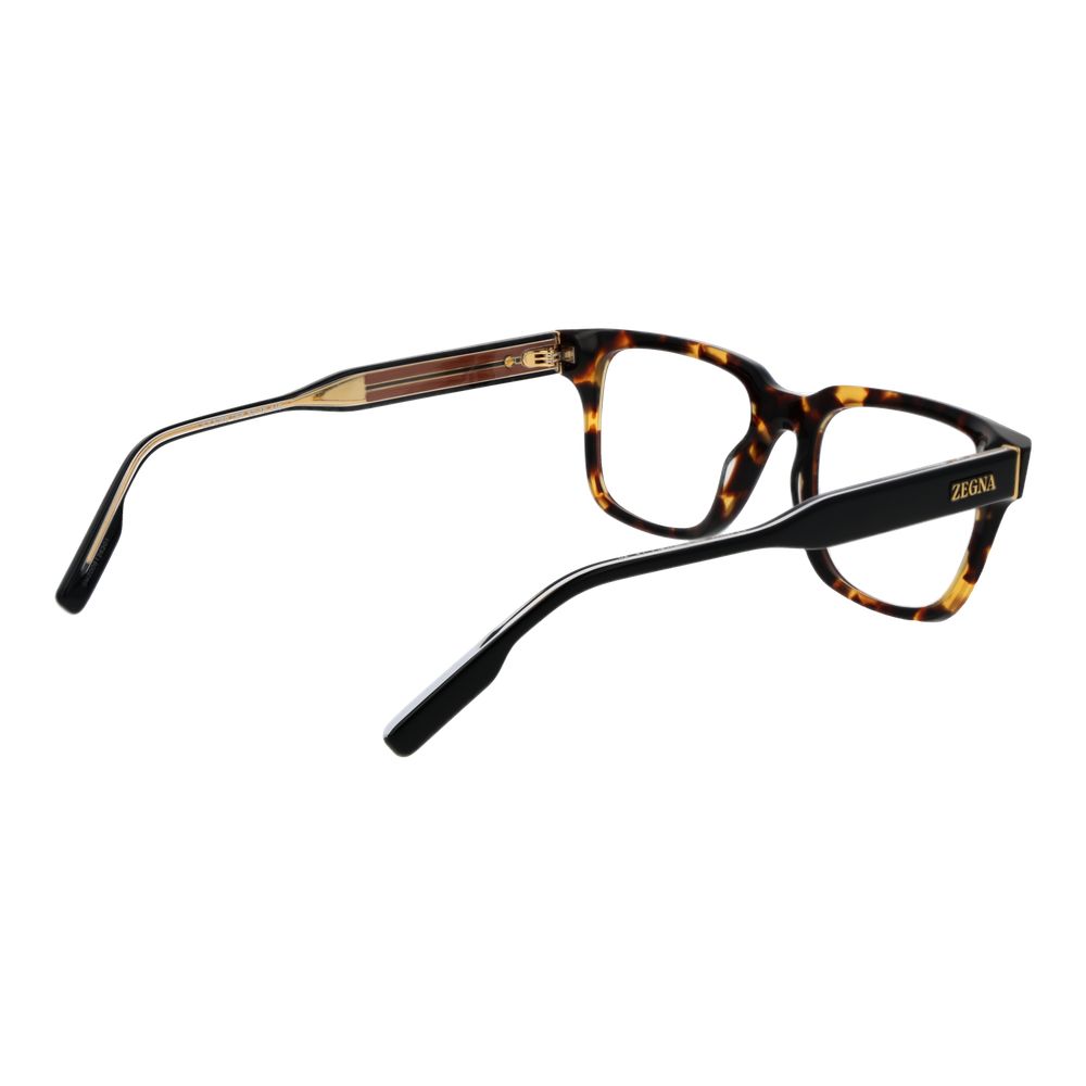 Brown Men Glasses Frame Ermenegildo Zegna