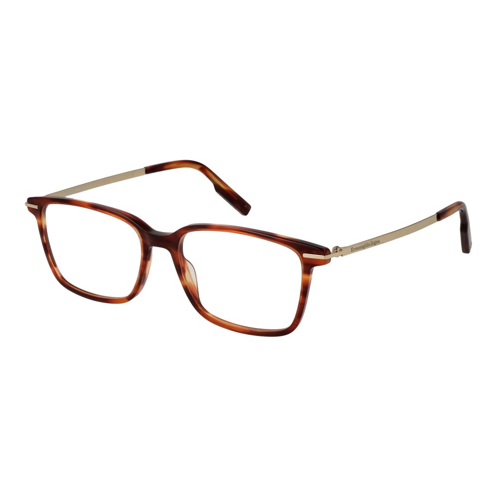 Brown Men Glasses Frame Ermenegildo Zegna