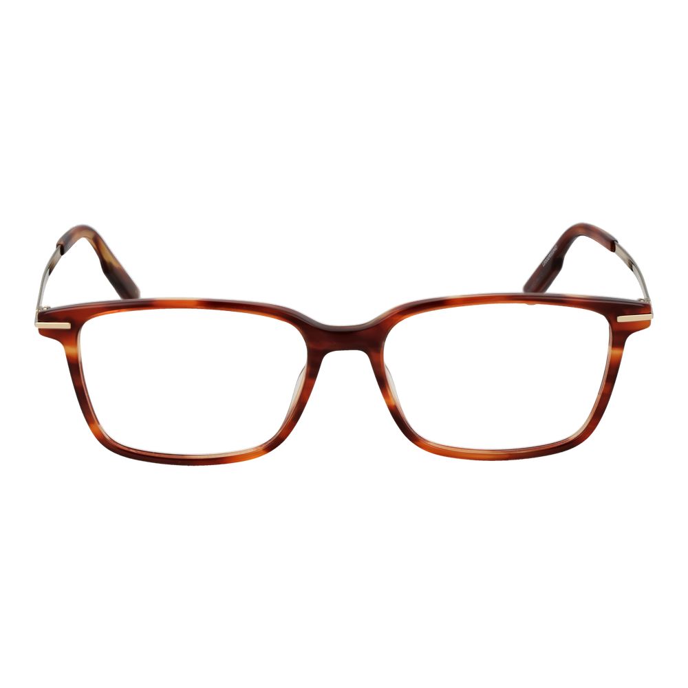 Brown Men Glasses Frame Ermenegildo Zegna
