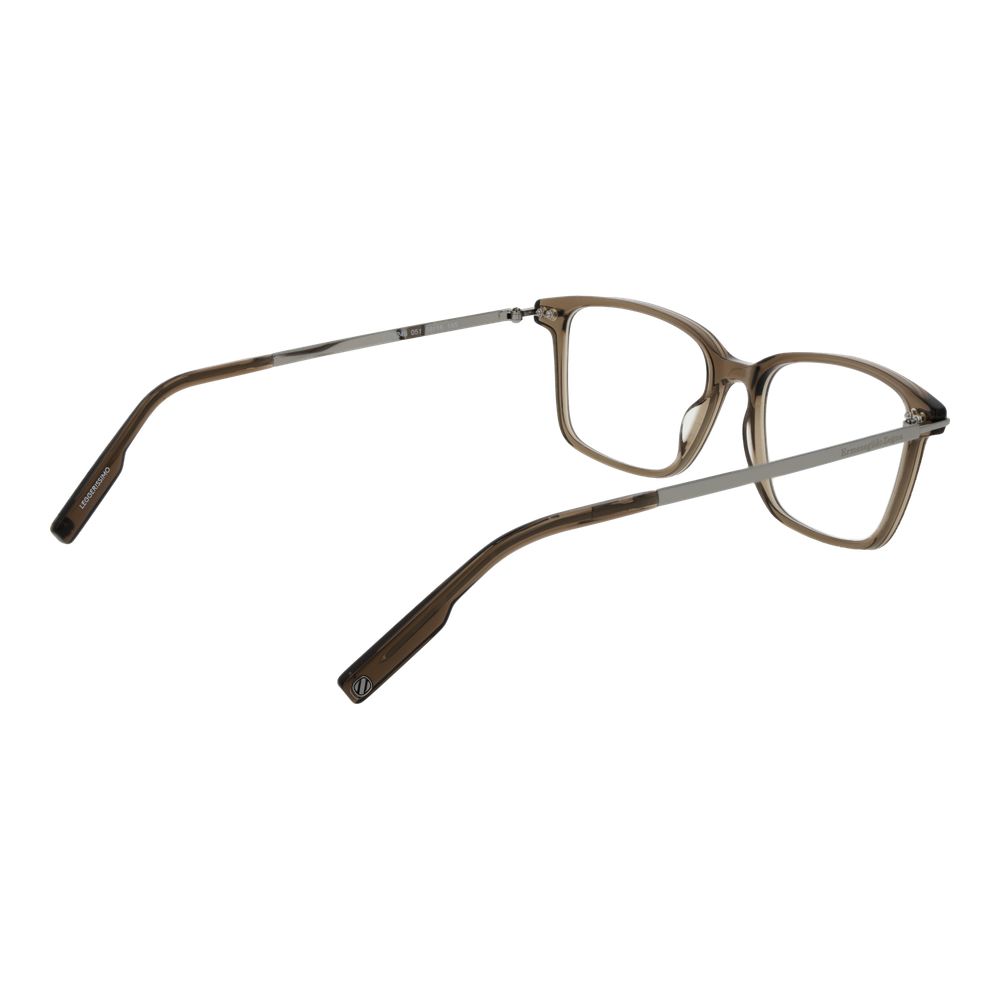 Beige Men Glasses Frame Ermenegildo Zegna