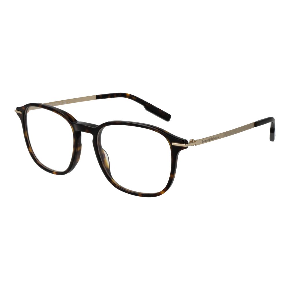 Brown Men Glasses Frame Ermenegildo Zegna