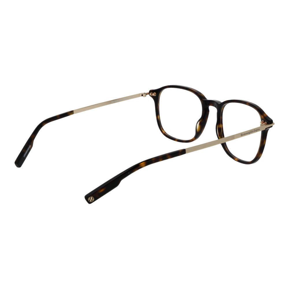 Brown Men Glasses Frame Ermenegildo Zegna