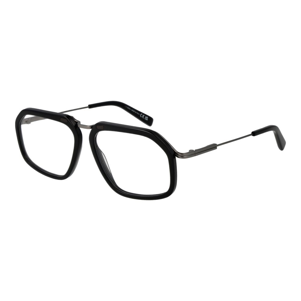 Black Men Glasses Frame Ermenegildo Zegna