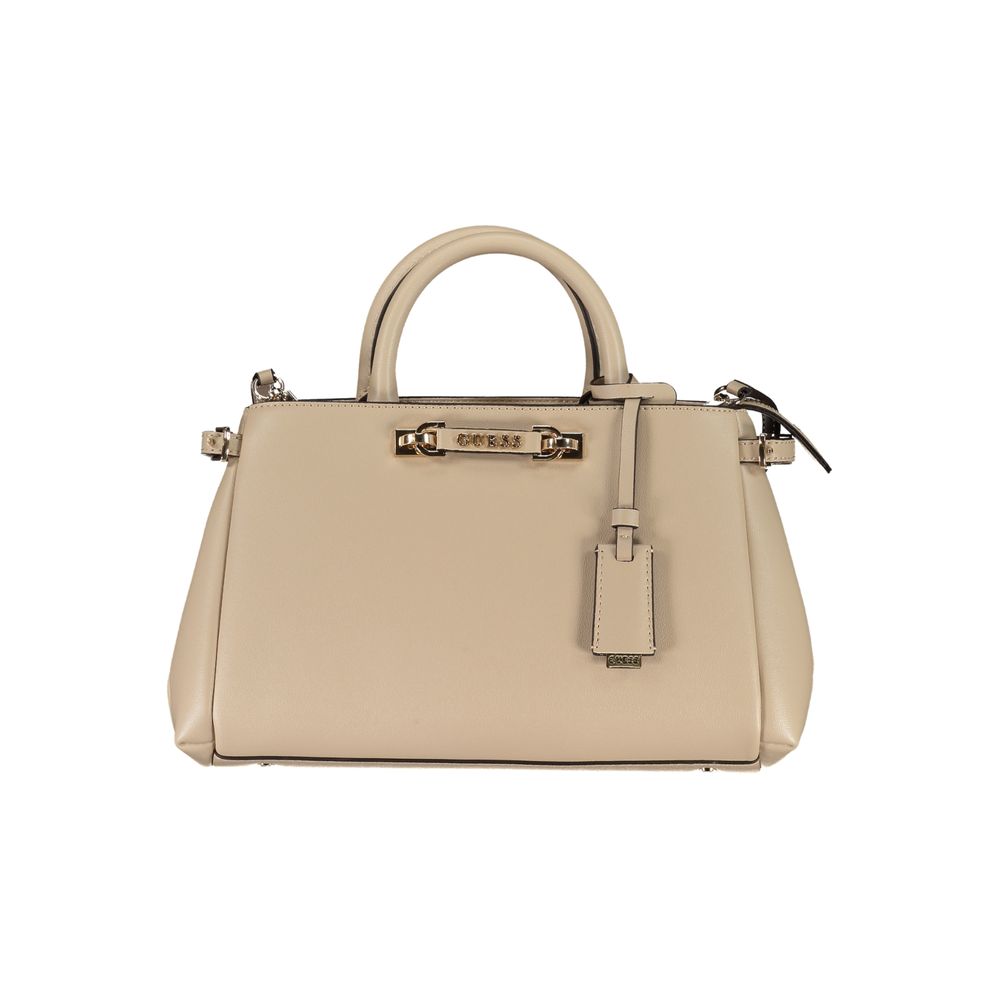 Beige Polyethylene Women Handbag Guess Jeans