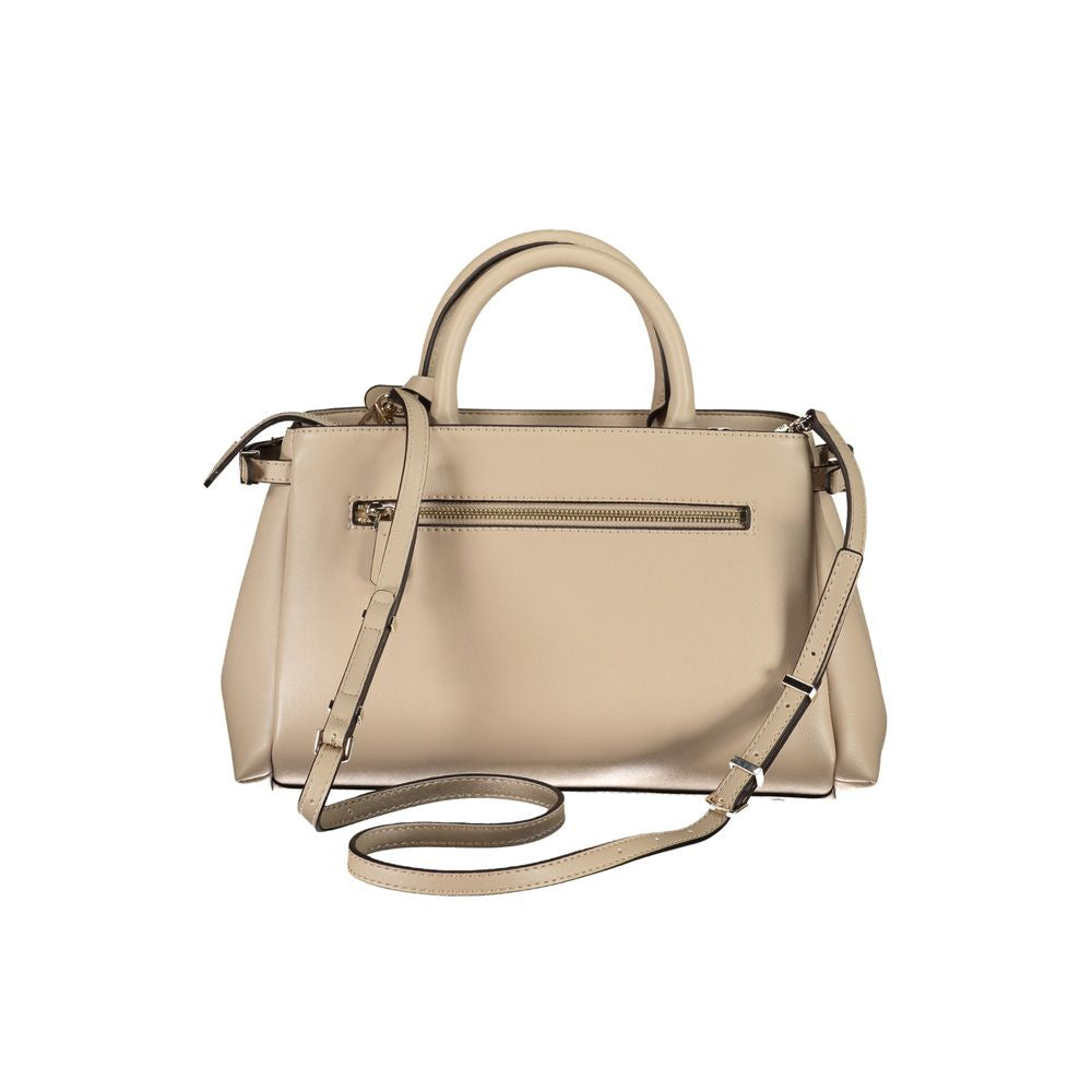 Beige Polyethylene Women Handbag Guess Jeans
