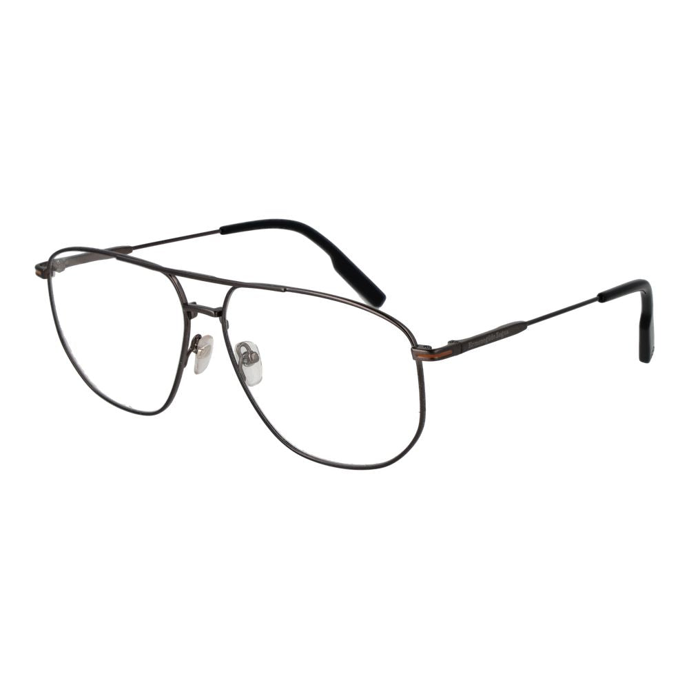 Gray Men Glasses Frame Ermenegildo Zegna