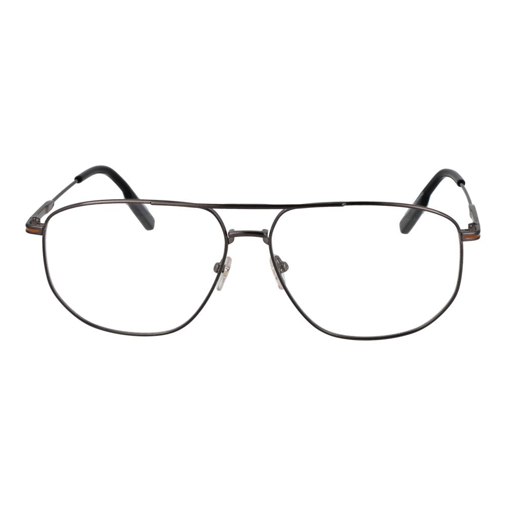 Gray Men Glasses Frame Ermenegildo Zegna