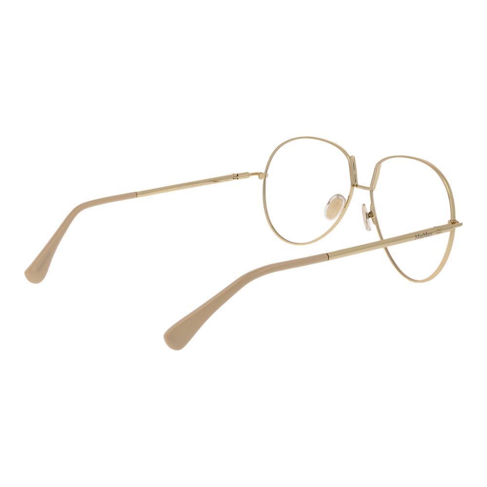 Beige Women Glasses Frame Max Mara