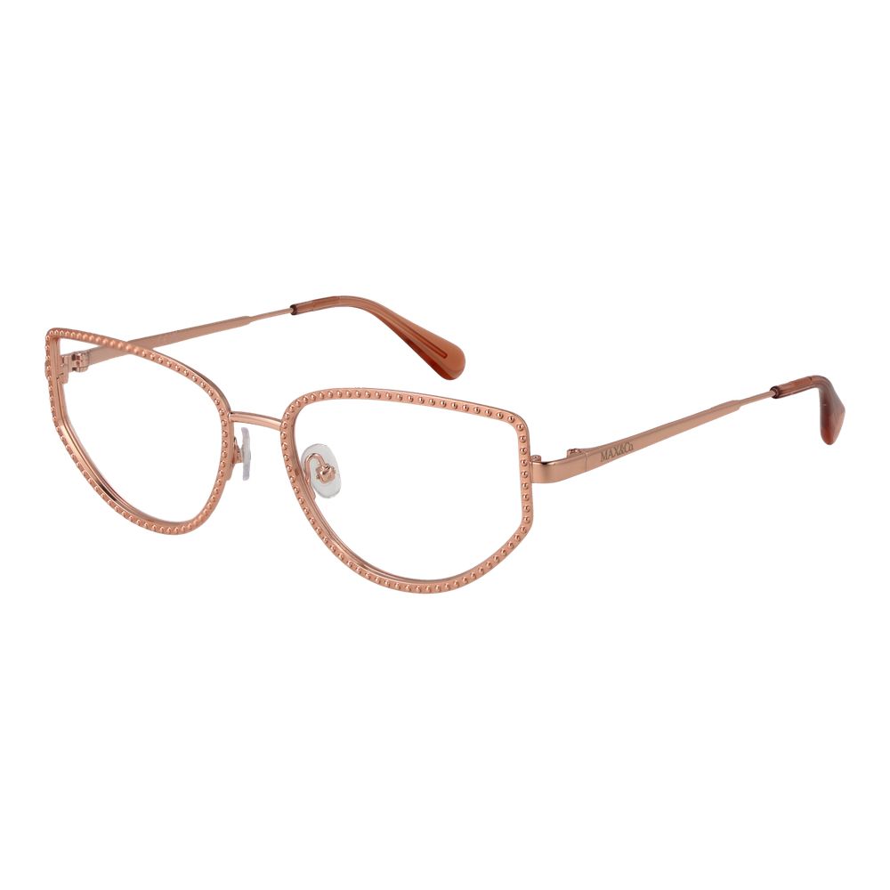 Rose Gold Women Glasses Frame Max & Co