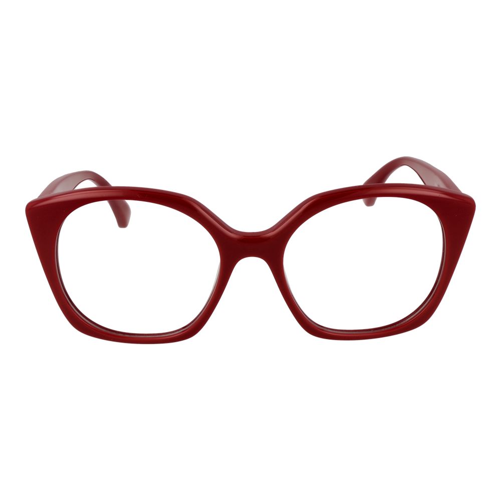 Red Women Glasses Frame Max Mara