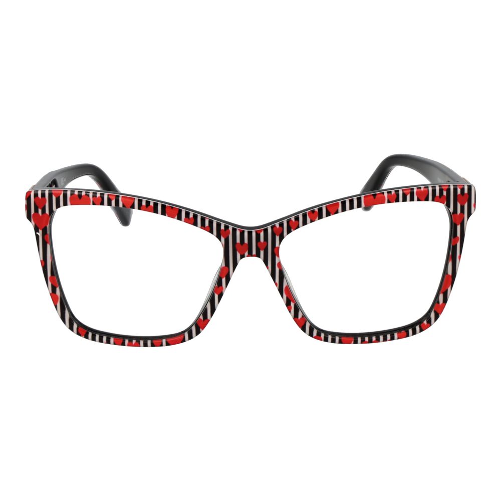 Black Women Glasses Frame Love Moschino