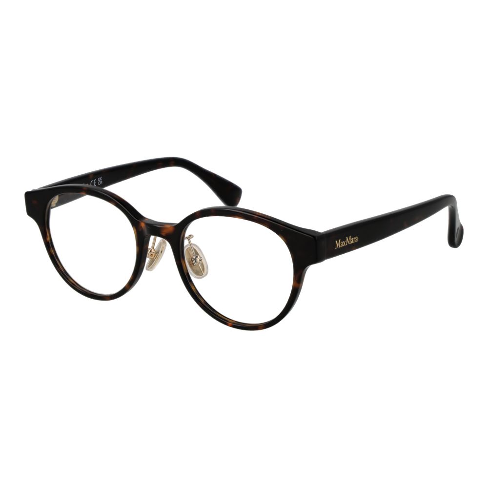 Brown Women Glasses Frame Max Mara