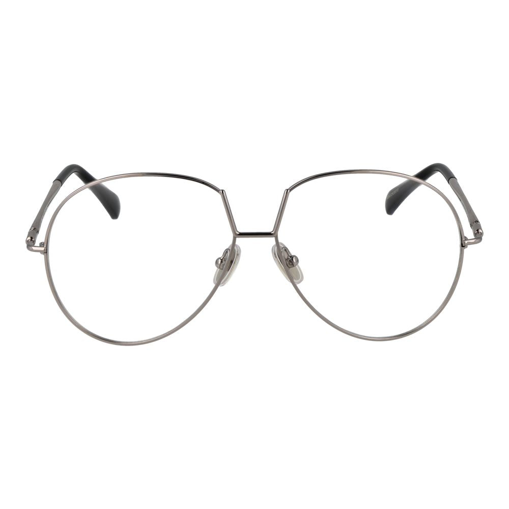 Silver Women Glasses Frame Max Mara