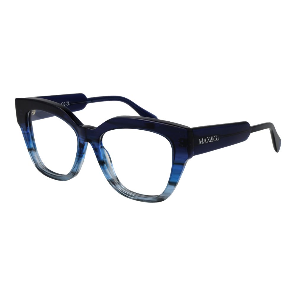 Blue Women Glasses Frame Max & Co