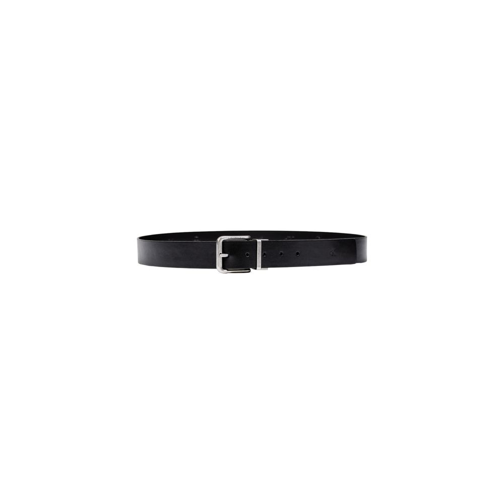 Black Leather Belt Calvin Klein Jeans