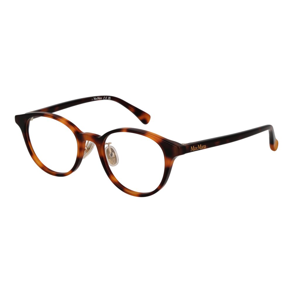 Brown Women Glasses Frame Max Mara