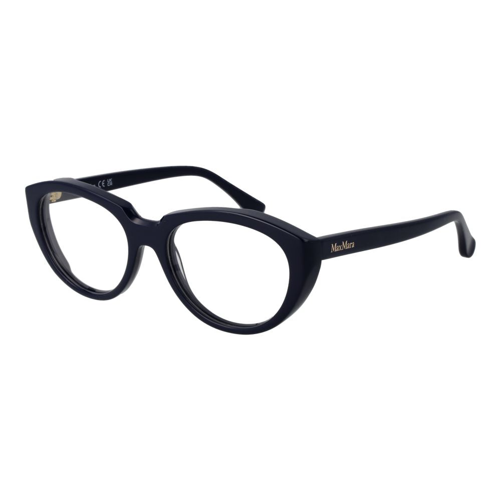 Blue Women Glasses Frame Max Mara