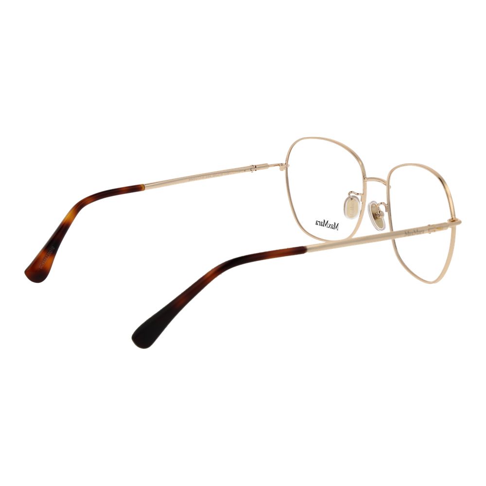 Gold Women Glasses Frame Max Mara
