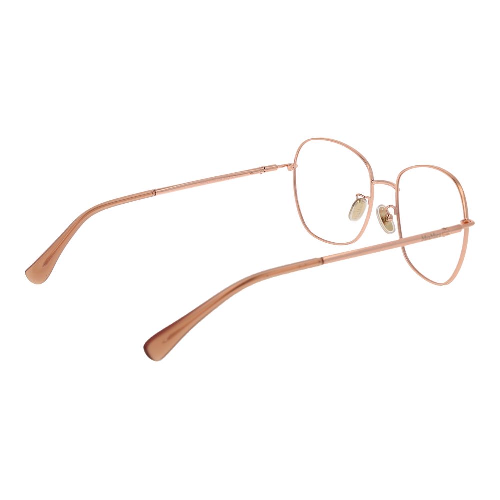 Rose Gold Women Glasses Frame Max Mara