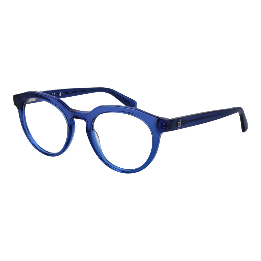 Blue Men Glasses Frame Guess