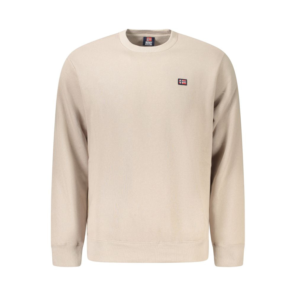 Beige Cotton Men Sweater Norway 1963