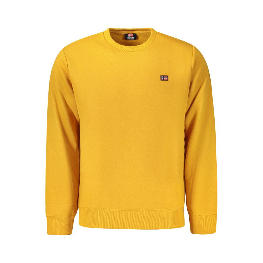 Yellow Cotton Men Sweater Norway 1963