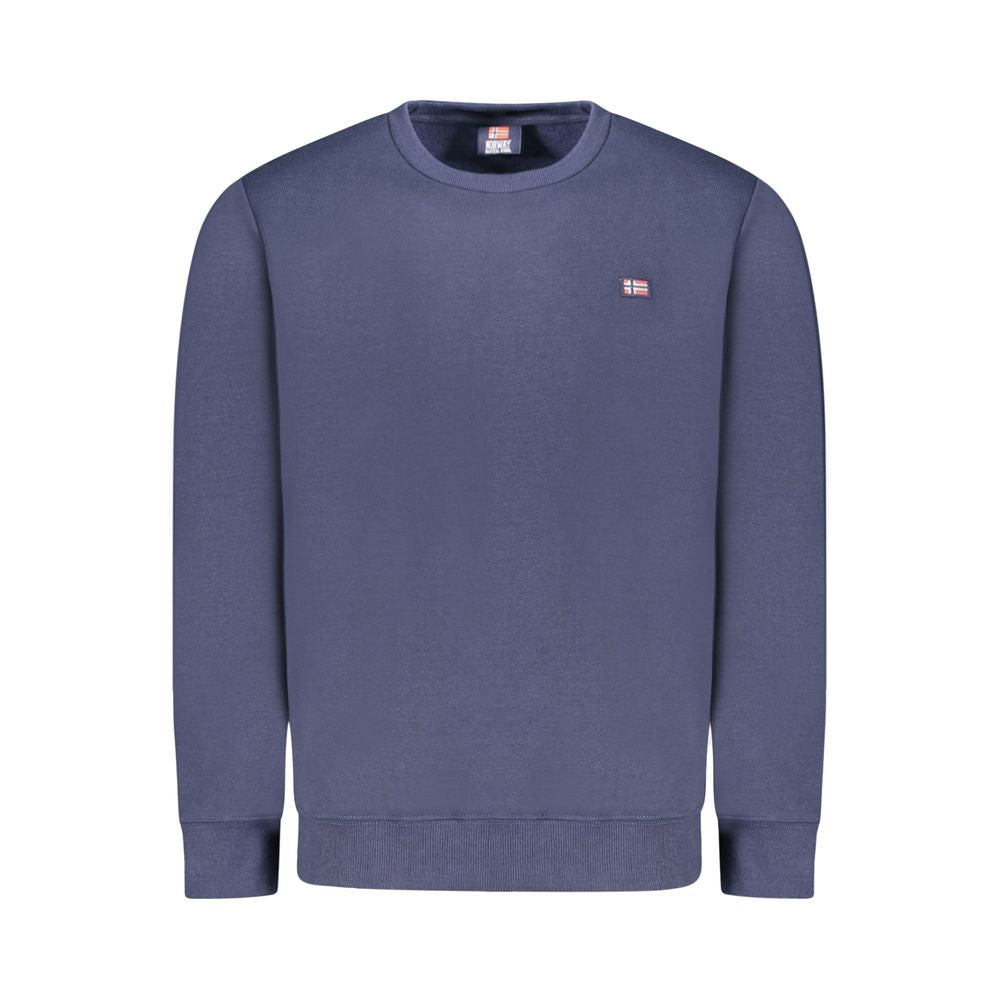 Blue Cotton Men Sweater Norway 1963